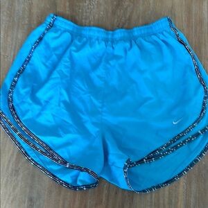 Nike Blue Athletic Shorts‎ with Eye-Catching Side Trim